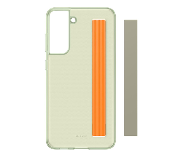 SAMSUNG Slim Strap Cover do Samsung S21 FE 5G Olive Green - 709976 - zdjęcie